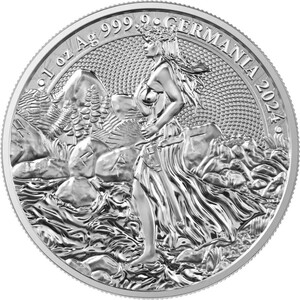 [保証書・カプセル付き] 2024年 (新品) ポーランド「ゲルマニア」純銀 1オンス 銀貨