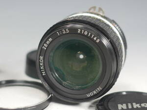 *Nikon Ai-s NIKKOR 28mm 1:3.5 USED goods Nikon F3.5