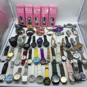 JUNK品 腕時計 まとめ セット CASIO SEIKO ALBA CITIZEN 50本以上 まとめ売り 