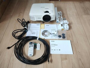 【EPSON ホームプロジェクター EH-TW5650】使用時間わずか 美品 天吊り金具,HDMI付属