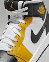 送料無料 27.5cm 新品 未使用 Nike Air Jordan 1 Mid Yellow Ochre ナイキ エアジョーダン1 ミッド イエローオークル US9.5 箱あり_画像5
