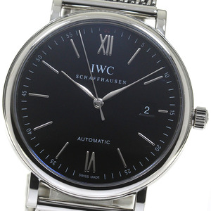 IWC IWC SCHAFFHAUSEN IW356508 Portofino Date самозаводящиеся часы boys хорошая вещь коробка * с гарантией ._813508