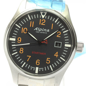  Alpina Alpina AL240N4S6B starter ima- Date quartz men's unused goods box * written guarantee attaching ._684060