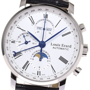  Louis * Erard Louis Erard LE80231AA01BDC51 excellence хронограф Triple календарь самозаводящиеся часы мужской с коробкой _815102