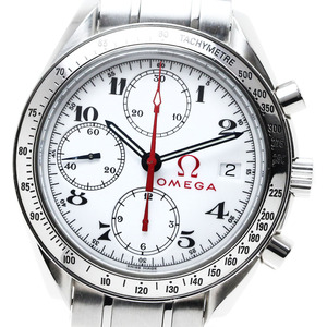  Omega OMEGA 3513.20 Speedmaster Olympic collection self-winding watch men's written guarantee attaching ._817275