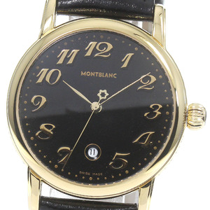  Montblanc MONTBLANC 7005 Meister shu Tec Date quartz boys written guarantee attaching ._817968