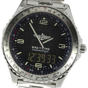 ブライトリング BREITLING A56012.1 クロノスペース クォーツ メンズ _816420