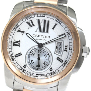  Cartier CARTIER W7100036 Carib rudu Cartier K18PG combination self-winding watch men's superior article _816621