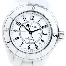 シャネル CHANEL H0970 J12 白セラミック 38MM 自動巻き メンズ 良品 保証書付き_806040_画像1