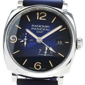  Panerai PANERAI PAM00945 Radiomir 1940 3 Dayz GMT резерв мощности btik ограниченная модель самозаводящиеся часы мужской хорошая вещь _816494
