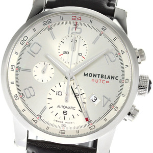  Montblanc MONTBLANC 7263 time War car Chrono Voyager UTC self-winding watch men's superior article _819014