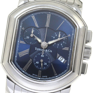  Tiffany TIFFANY&Co. Mark coupe chronograph quartz men's _817314