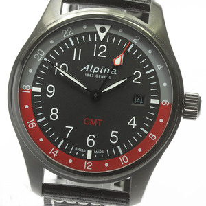  Alpina Alpina AL-247BR4FBS6 starter ima-GMT Date quartz men's unused goods box * written guarantee attaching ._684183