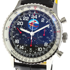  Breitling BREITLING AB0230 Navitimer B02 Cosmo Note poruko rosso механический завод мужской превосходный товар внутри коробка * с гарантией ._761720