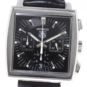  TAG Heuer TAG HEUER CW2111.BA0780 Monaco chronograph Date self-winding watch men's _808657