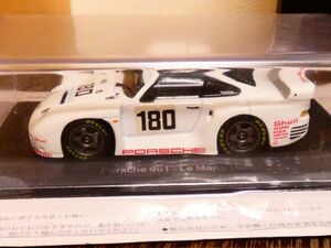 スパーク 1/43 ポルシェ Porsche 961 Le Mans 1986 アシェット ルマン コレクション ミニカー