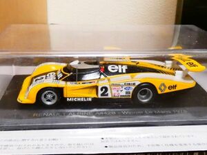 スパーク 1/43 ALPINE RENAULT アルピーヌ ルノー A442 B Le Mans 1978 ② アシェット ルマン コレクション ミニカー