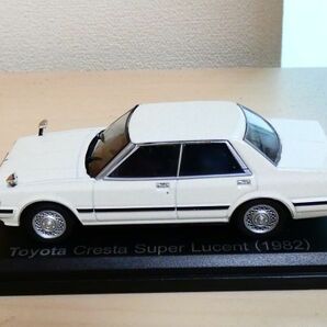 国産名車コレクション 1/43 トヨタ クレスタ スーパールーセント Toyota Cresta 1982 白 アシェット 旧車 クラシックカー ミニカー ＴAの画像5