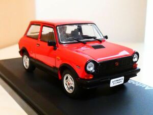 国産名車コレクション 1/43 アウトビアンキ Autobianchi Ａ112 アバルト 1979 赤 アシェット 旧車 クラシックカー ミニカー ＴA