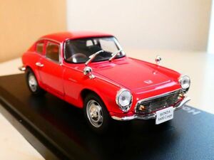 国産名車コレクション 1/43 HONDA ホンダ S600 クーペ 1965 赤 アシェット 旧車 クラシックカー ミニカー ＴA