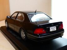 国産名車コレクション 1/43 トヨタ セルシオ toyota celsior 2001 黒 アシェット 旧車 クラシックカー ミニカー Ｔ1_画像2