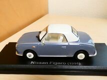 国産名車コレクション 1/43 日産 フィガロ 1991 アシェット 旧車 クラシックカー ミニカー 303_画像3