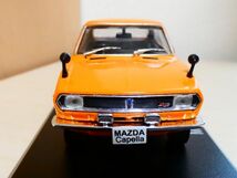 国産名車コレクション 1/43 マツダ カペラ 1970 オレンジ アシェット mazda capella 旧車 クラシックカー ミニカー 303_画像3