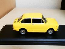 国産名車コレクション 1/43 FIAT フィアット 850 1967 黄色 アシェット 旧車 クラシックカー ミニカー 303_画像4