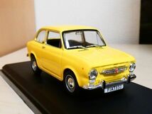 国産名車コレクション 1/43 FIAT フィアット 850 1967 黄色 アシェット 旧車 クラシックカー ミニカー 303_画像1