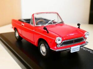 国産名車コレクション 1/43 ダイハツ コンパーノ スパイダー 1967 赤 アシェット 旧車 クラシックカー ミニカー 303