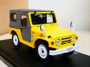 国産名車コレクション 1/43 スズキ ジムニー Suzuki Jimny SJ20 1970 黄色 アシェット 旧車 クラシックカー ミニカー TA