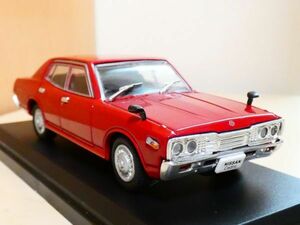 国産名車コレクション 1/43 日産 セドリック 330 1977 赤 アシェット 旧車 クラシックカー ミニカー T2