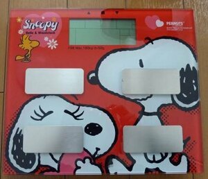 Новый USJ Limited Snoopy Не для продажи Весы Body Tissue Body Composition Scale Thin Health Meter ###訳小スヌーピー体組織計###