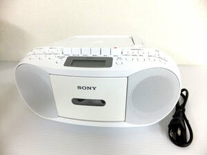 C245 SONY Sony CD radio-cassette CFD-S70 personal audio system 2018 year made CD radio cassette present condition 