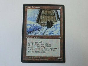 MTG 美品 【Snow Fortress】 （レア） ICE 英 1枚迄