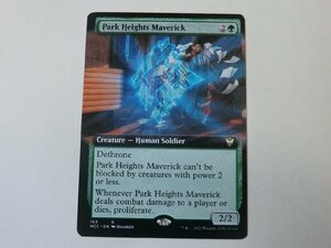 MTG 美品 【高街の異端者（拡張アート）】 （レア） ニューカペナの街角 NCC 英 1枚迄