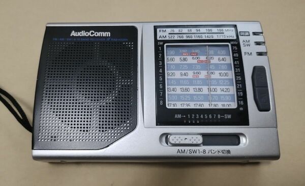 オーム電機AudioComm　 AM FM　短波　sw コンパクトラジオ