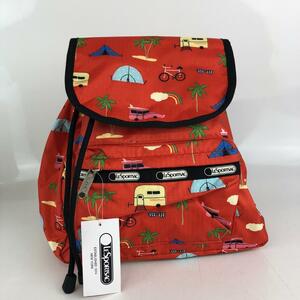 LeSportsac レスポートサック リュックサック レッド レディース ブランド 鞄 カバン かばん 送料無料 通勤 通学 