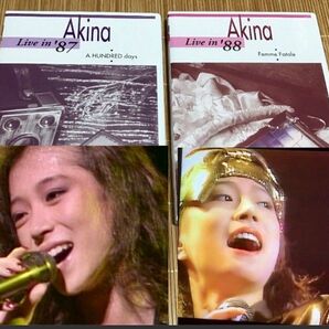 中森明菜　Akina live in ’87＆’88 DVD ２点セット