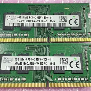 SK hynix PC4 2666V 4GB×2枚（8GB） SO-DIMM DDR4.. 
