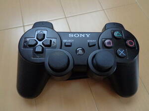  【SONY】 PlayStation3　DUALSHOCK3 デュアルショック3　ブラック/黒　コントローラー　動作確認済み　PS3/プレイステーション3