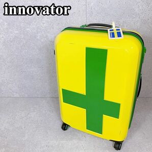 良品 イノベーター スーツケース イエロー グリーン 60L 3〜4泊 4輪 innovator キャリーケース トランク