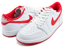 新品 30.0cm ナイキ エア ジョーダン レトロ 赤 白 White UNIVERSITY Red NIKE AIR JORDAN 1 LOW OG 箱付き 未使用 正規品 本物 CZ0790-161_画像8