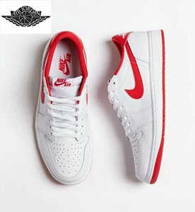 新品 28.5cm ナイキ エア ジョーダン レトロ 赤 白 White UNIVERSITY Red NIKE AIR JORDAN 1 LOW OG 箱付き 未使用 正規品 本物 CZ0790-161