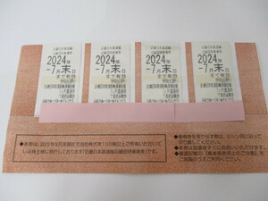 [5-123] close iron stockholder hospitality passenger ticket 4 sheets 2024 year 7 end of the month until the day unused goods 