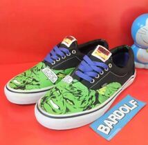 VANS Marvel マーベル ハルク スリッポン スニーカー c6d_画像1