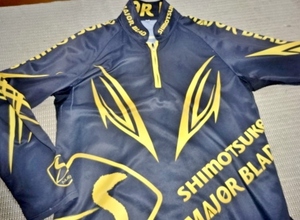 ■② SHIMOTSUKE MAJOR BLAD シモツケ メジャーブラッド ジップシャツ Mサイズ