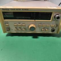 「2FT44」Anritsu ML4803A POWER METER 起動後工ラー表示から動きません_画像4