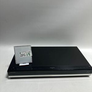 「2FG19」動作品SHARPシャープ ブルーレイディスクレコーダー BD-W1800 B-CASカード付き　リモコン無し　BD再生動作品(240514)