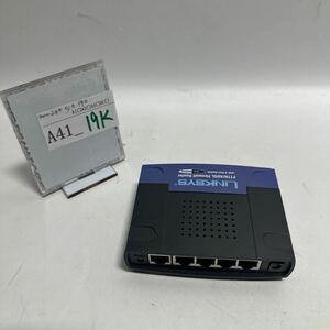 「A41_19K」Linksys BEFSR41C-JP V3　ブロードバンドルータ (BEFSR41C-JP V3)現状本体　電源アダプタ無し(240519)